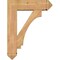 Ekena Millwork Imperial Arts and Crafts Smooth Bracket w/ Offset Brace, Western Red Cedar, 7 1/2"W x 26"D x 34"H BKT0806X26X34IMP03SWR - alternate 2